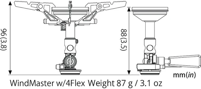 SOTO WindMaster Canister Stove with 4Flex for Windy Weather - Lightweight — image 5