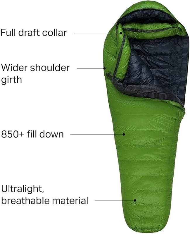 Western Mountaineering 10 Degree Versalite Sleeping Bag Moss Green 5FT 6IN — image 2