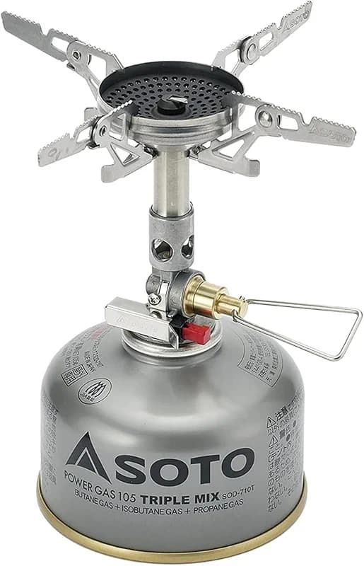 SOTO WindMaster Canister Stove with 4Flex for Windy Weather - Lightweight