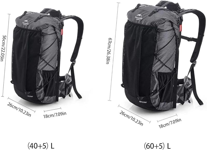 Naturehike 65L Internal Frame Hiking Backpack for Outdoor Camping Travel — image 3