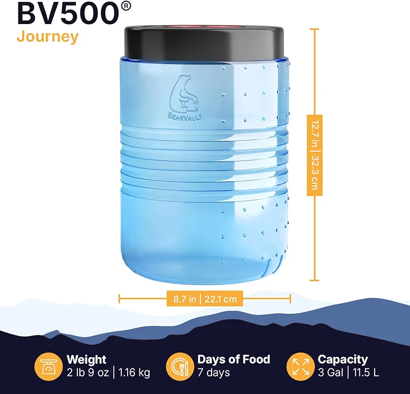 Canister for Backpacking. 4 Sizes: BV500 — image 4