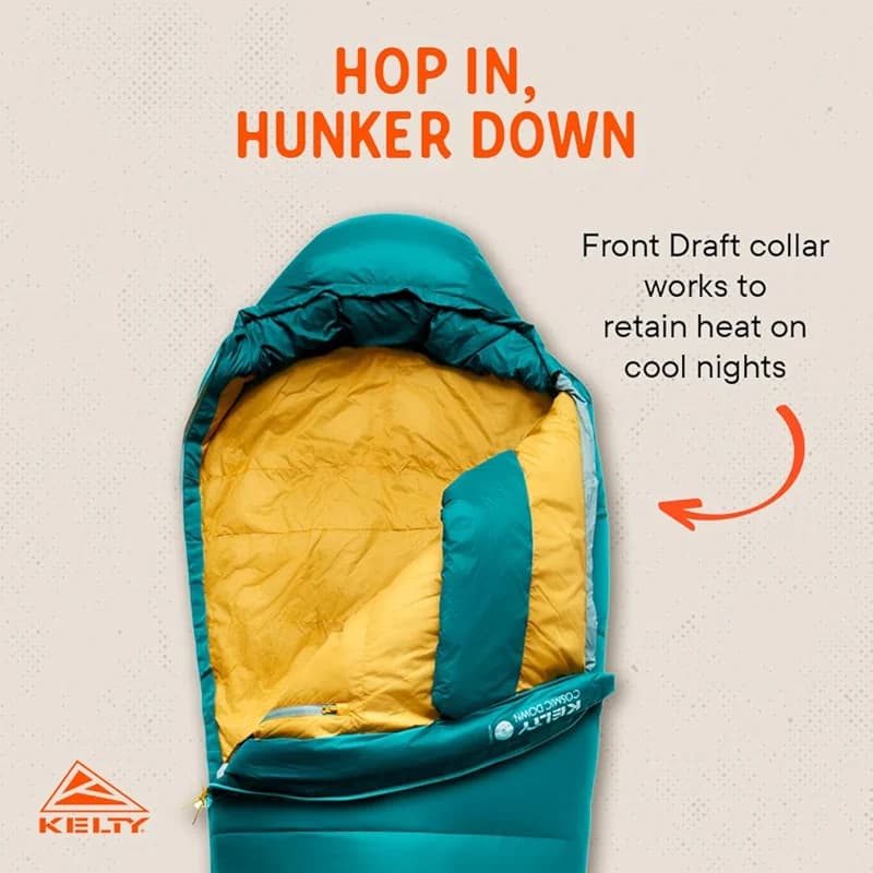 Kelty Cosmic 20 Down Mummy Sleeping Bag for Backpacking — image 5