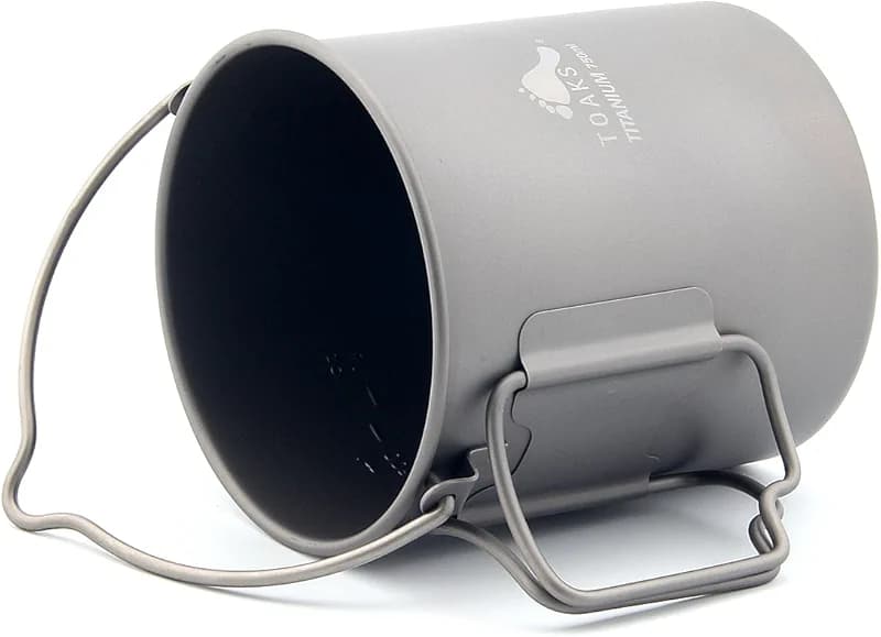 TOAKS Titanium 750ml Pot with Bail Handle for Ultralight Camping — image 6