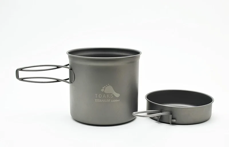 TOAKS Titanium 1100ml Pot with Pan — image 2