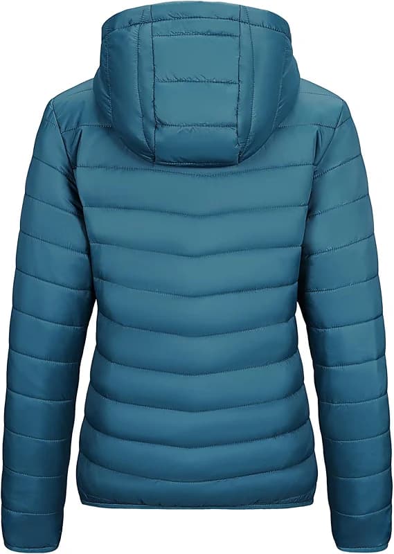 Outdoor Ventures Women's Packable Lightweight Full-Zip Puffer Jacket with — image 5