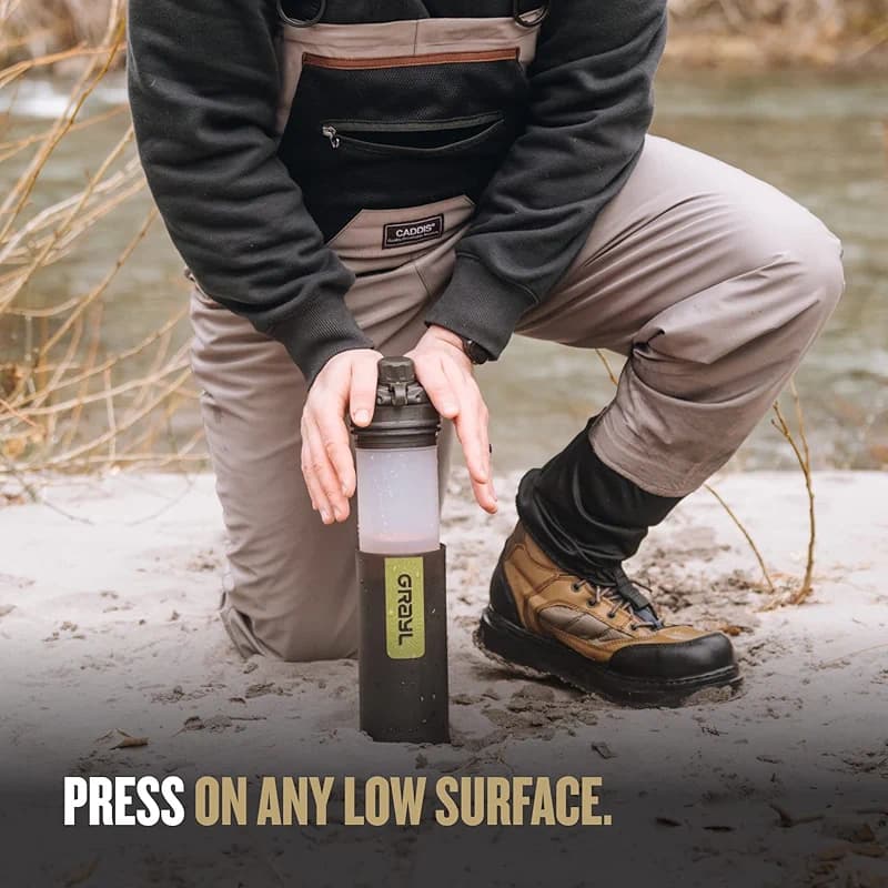 GRAYL GeoPress 24 oz Water Purifier Bottle - Filter for Hiking — image 3