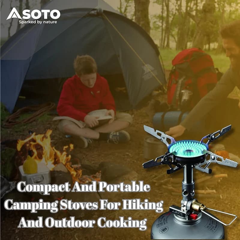 SOTO WindMaster Canister Stove with 4Flex for Windy Weather - Lightweight — image 8