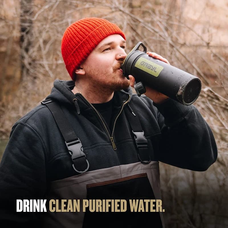 GRAYL GeoPress 24 oz Water Purifier Bottle - Filter for Hiking — image 6