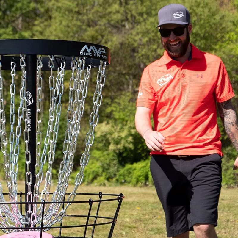 MVP Disc Sports Black Hole Pro 24-Chain Portable Disc Golf Basket Target — image 5