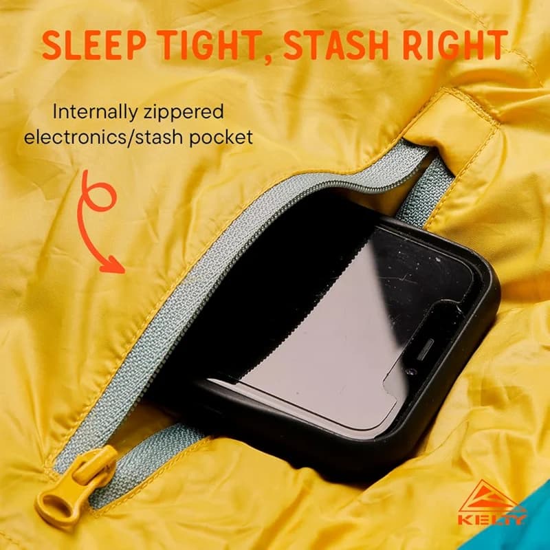 Kelty Cosmic 20 Down Mummy Sleeping Bag for Backpacking — image 6