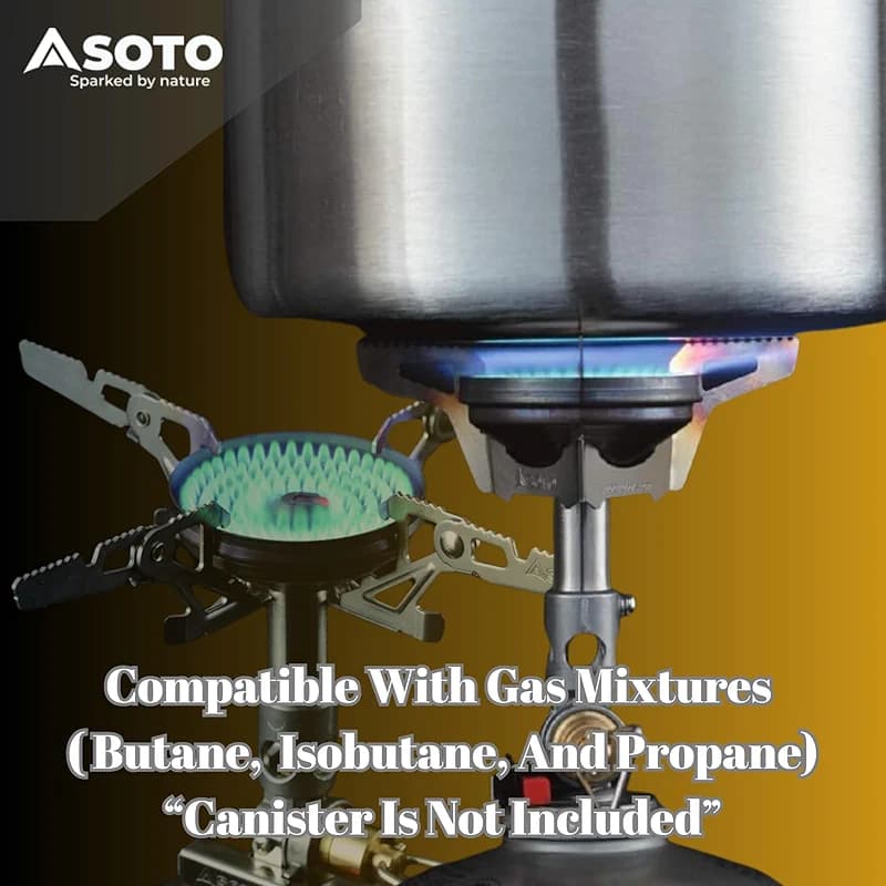 SOTO WindMaster Canister Stove with 4Flex for Windy Weather - Lightweight — image 3