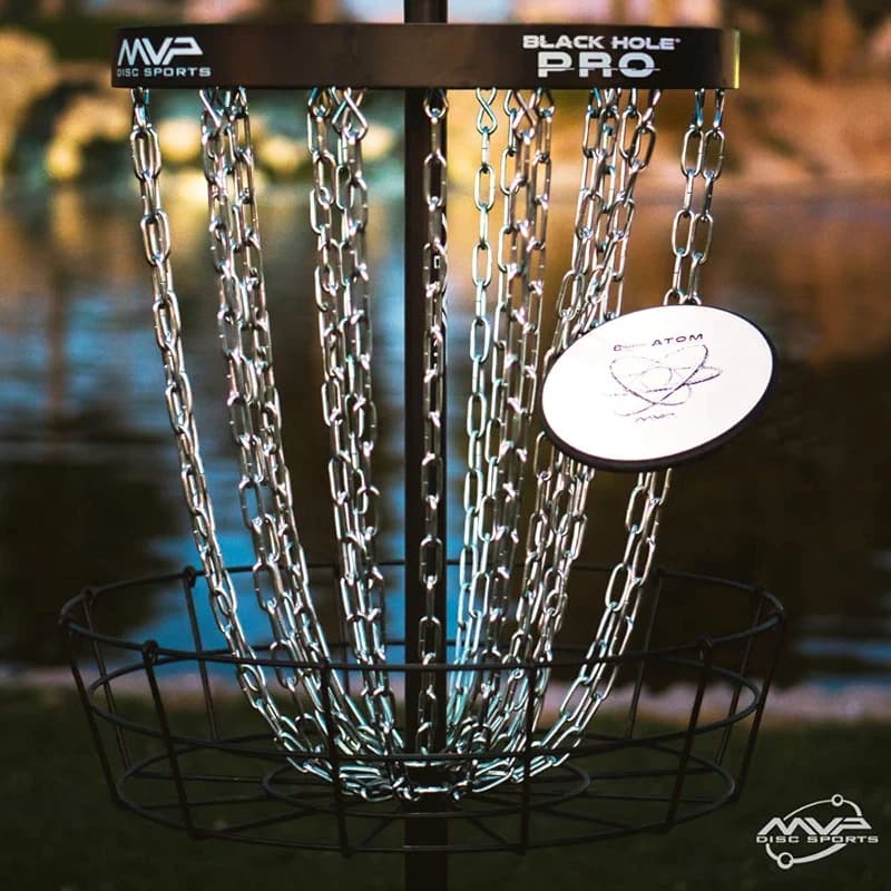 MVP Disc Sports Black Hole Pro 24-Chain Portable Disc Golf Basket Target — image 6