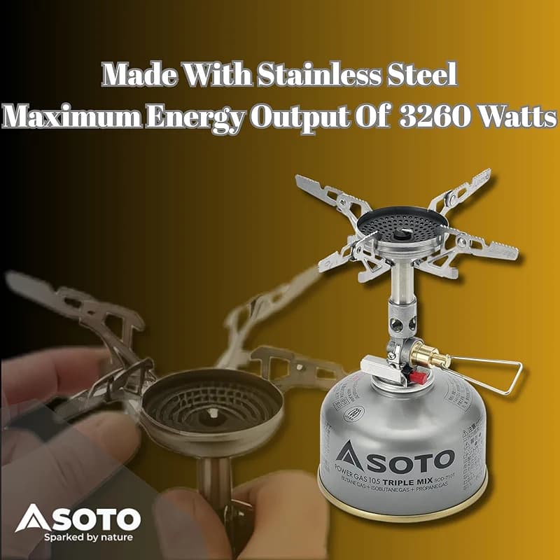 SOTO WindMaster Canister Stove with 4Flex for Windy Weather - Lightweight — image 7