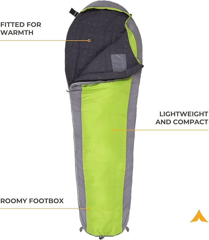 Teton 20F and 5F Degree Sleeping Bag; Lightweight — image 2