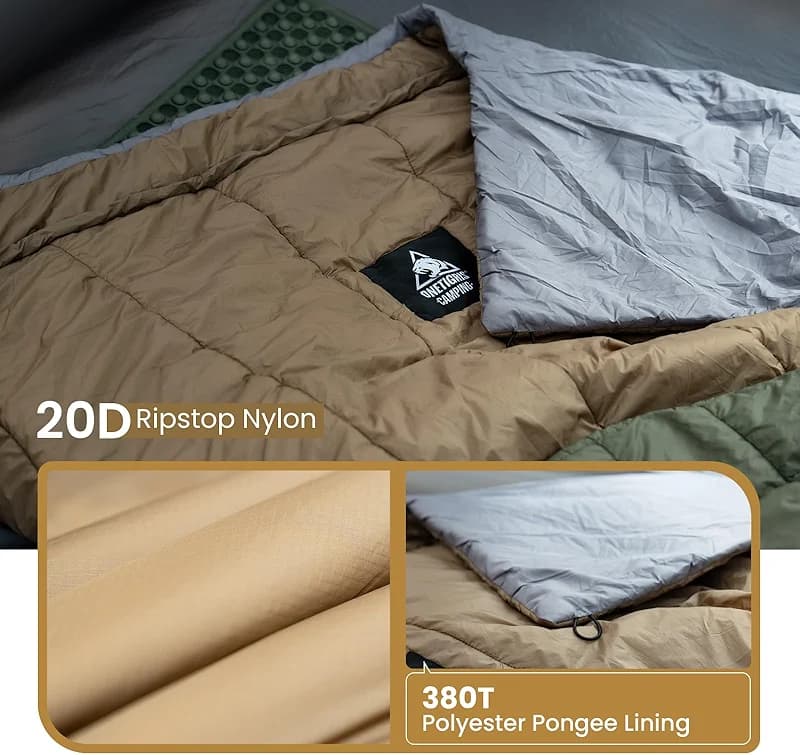 ONETIGRIS Featherlite Ultralight Sleeping Quilt — image 4