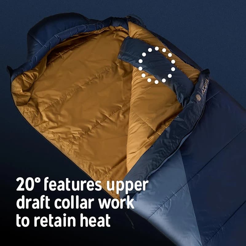 Kelty Cosmic Synthetic Fill 20 Degree Backpacking Sleeping Bag – — image 4