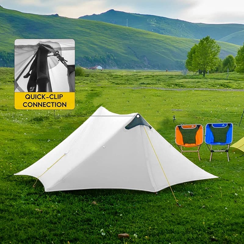 LANSHAN Ultralight Tent 3-Season Backpacking Tent for 1-Person or 2-Person — image 7