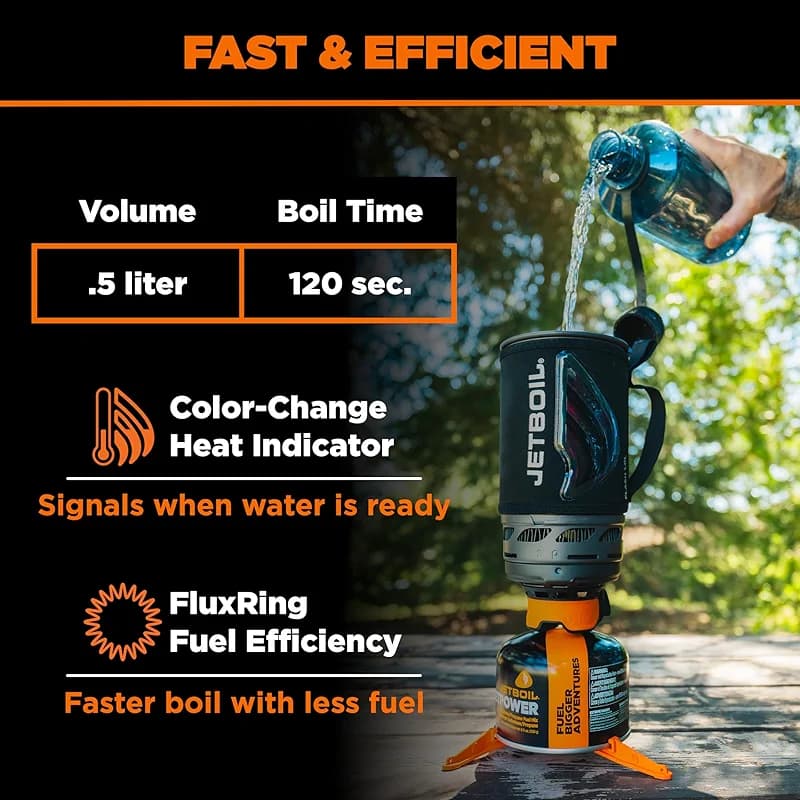 Jetboil Flash Portable Fast Boil Stove for Camping and Backpacking with — image 8