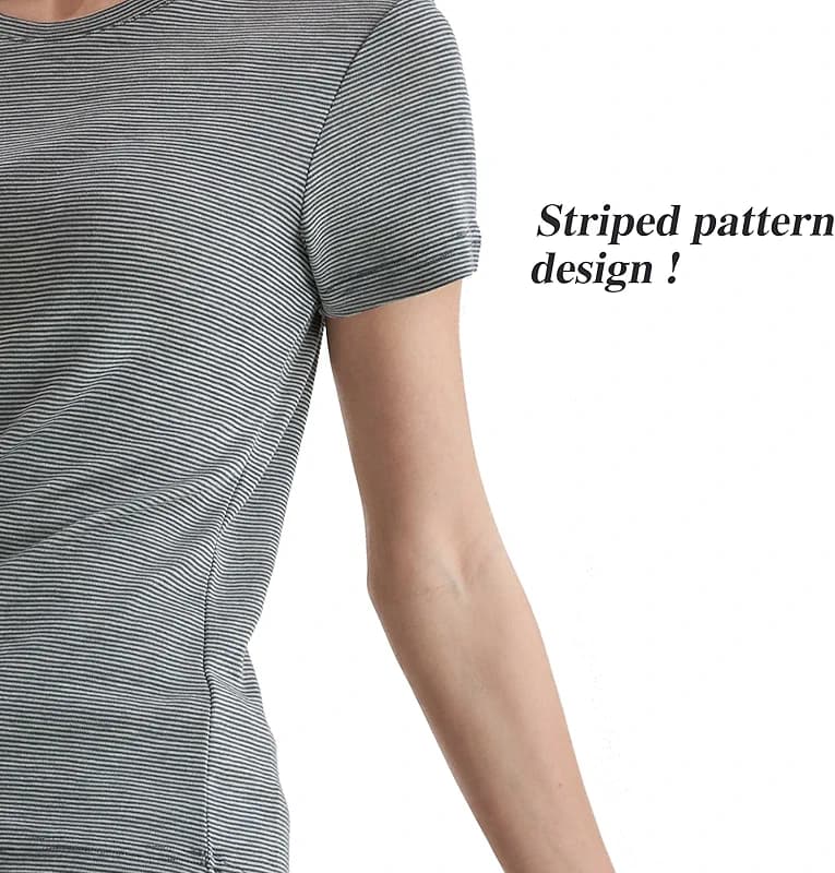 Merino Protect 100% Merino Wool T Shirts Women Crew Neck Tops Short Sleeve — image 4