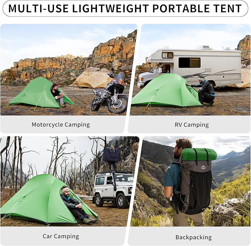 Naturehike Cloud-Up 2 Person Tent Lightweight Backpacking Tent with — image 4