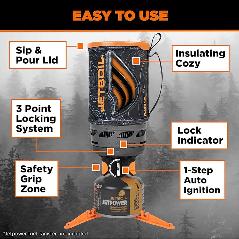 Jetboil Flash Java Portable Fast Boil Stove and Coffee Press for Camping — image 6