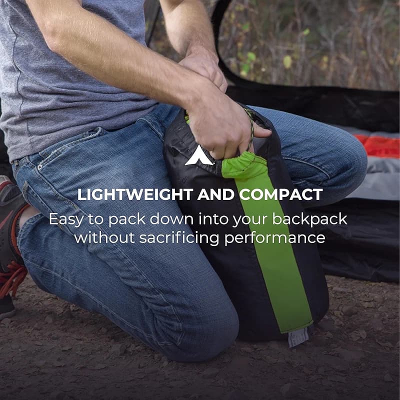 Teton 20F and 5F Degree Sleeping Bag; Lightweight — image 6