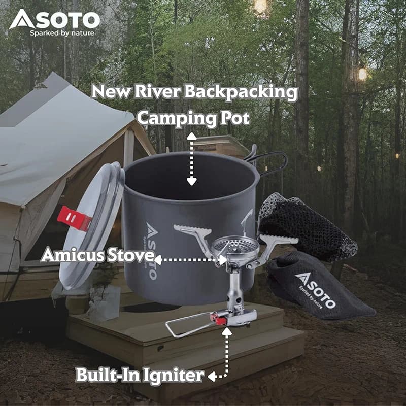 SOTO Amicus Stove with or without Igniter Camping Stove - Superior Under — image 7