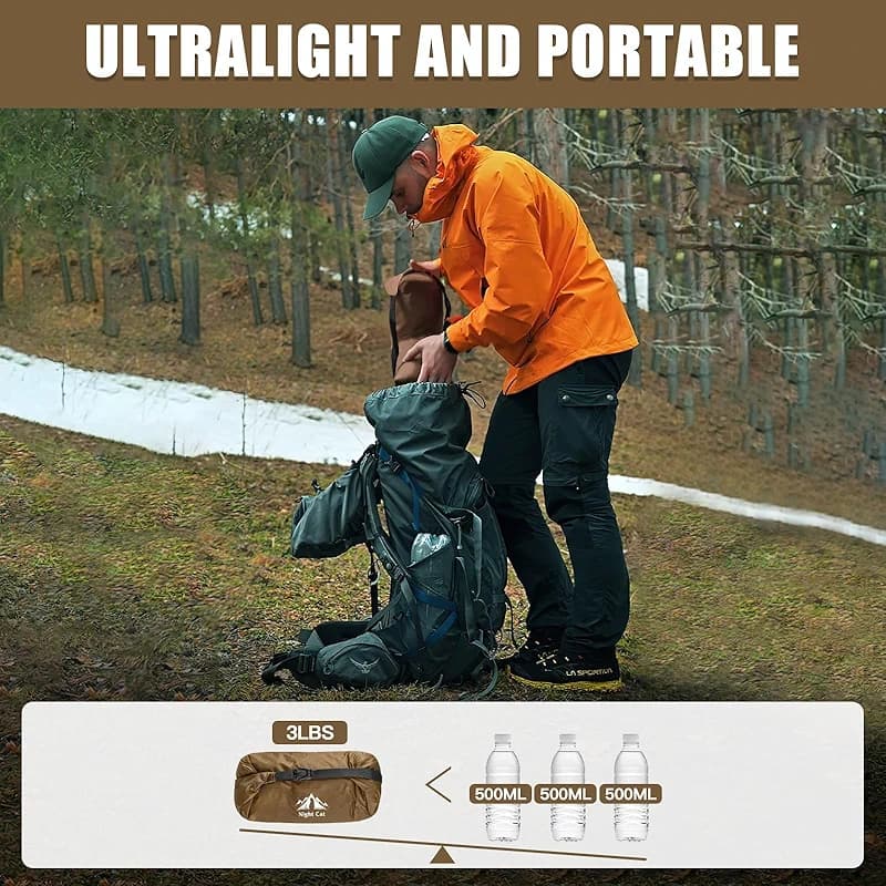 Night Cat Ultralight Tent 1 Person for Professional Backpacker Hiker 2 LBS — image 3
