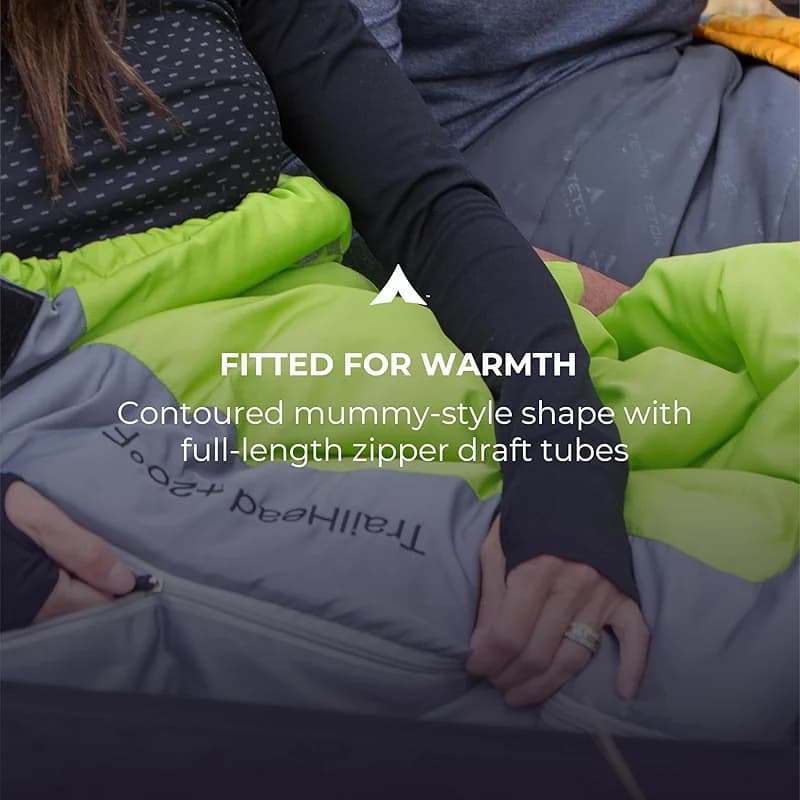 Teton 20F and 5F Degree Sleeping Bag; Lightweight — image 5