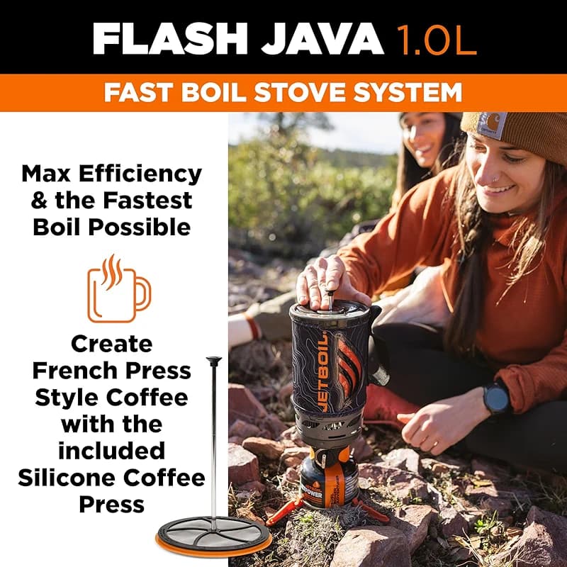 Jetboil Flash Java Portable Fast Boil Stove and Coffee Press for Camping — image 5
