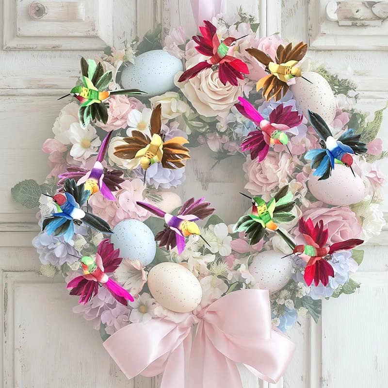 Hummingbird Clip On Decorations - Set of 12- Wings Spread - Assorted — image 6