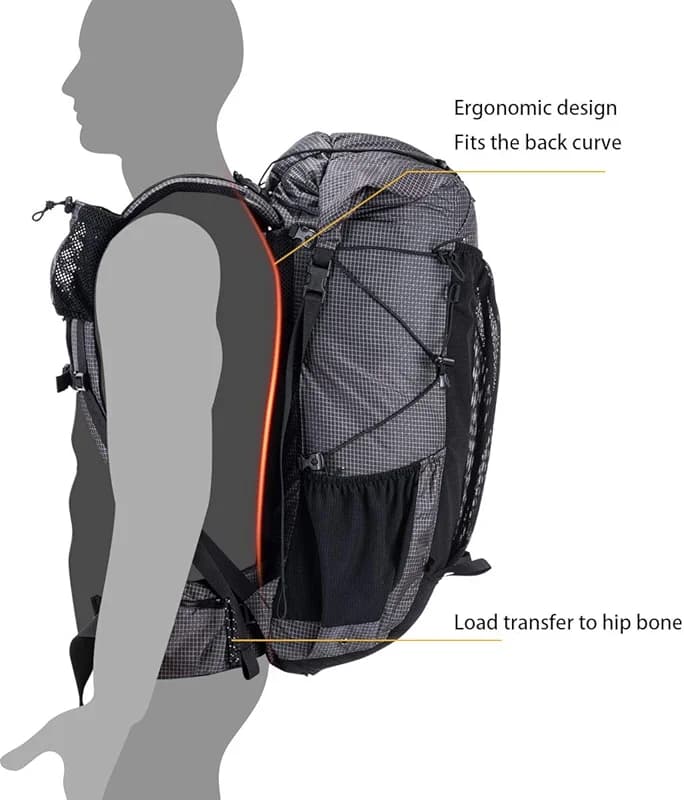 Naturehike 65L Internal Frame Hiking Backpack for Outdoor Camping Travel