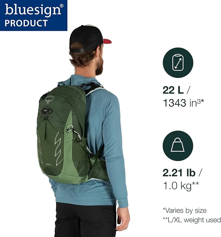 Osprey Talon 22L Men's Hiking Backpack with Hipbelt