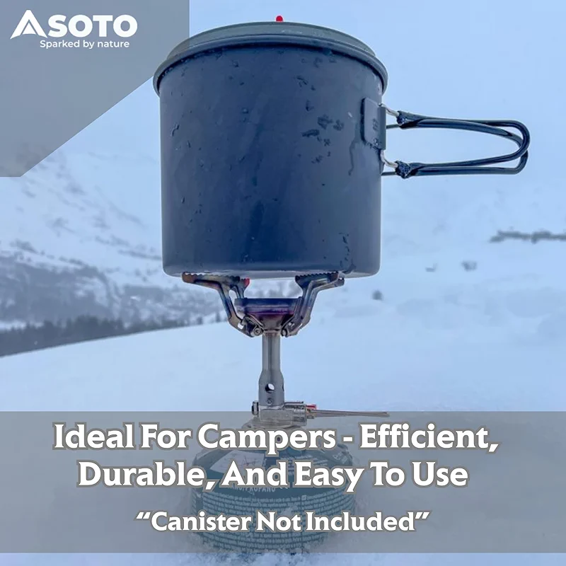 SOTO Amicus Stove with or without Igniter Camping Stove - Superior Under