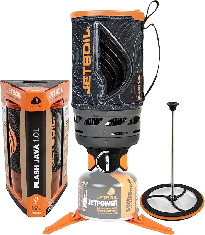 Jetboil Flash Java Portable Fast Boil Stove and Coffee Press for Camping